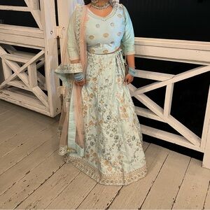 Elegant Embroidered Anarkali Dress